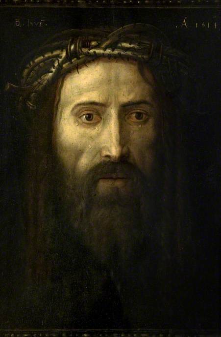 A cabeça de Cristo coroada de espinhos - Albrecht Dürer