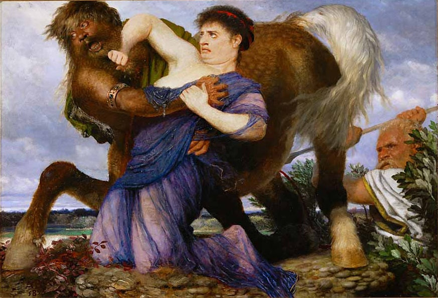 Déjanire et Nessus - Arnold Böcklin