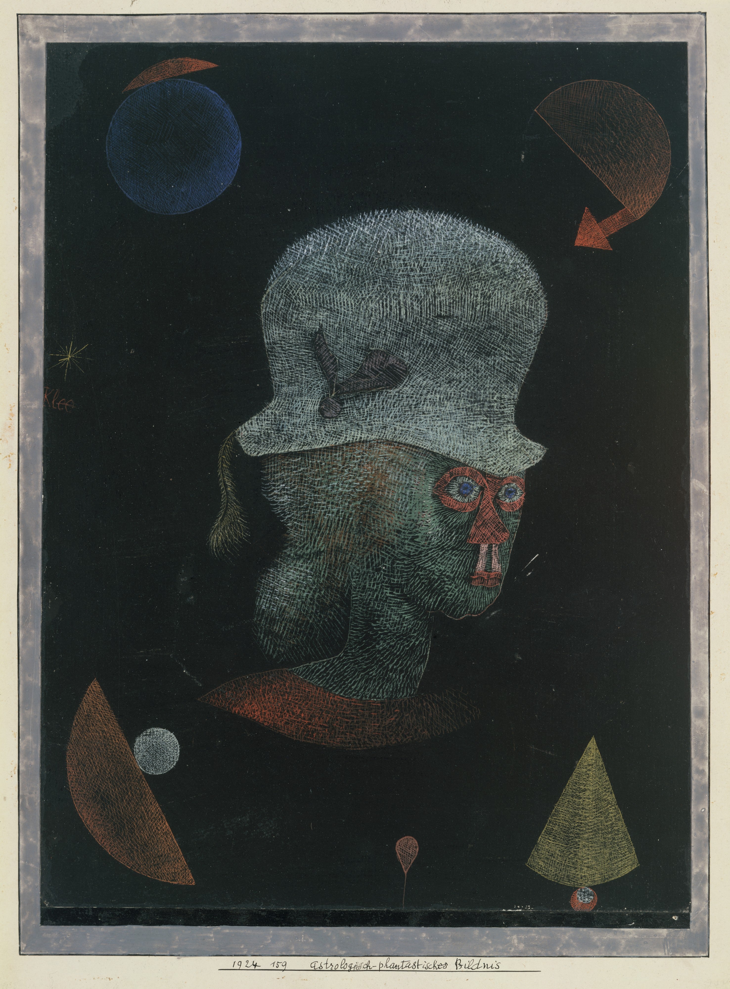 Retrato fantástico astrológico - Paul Klee