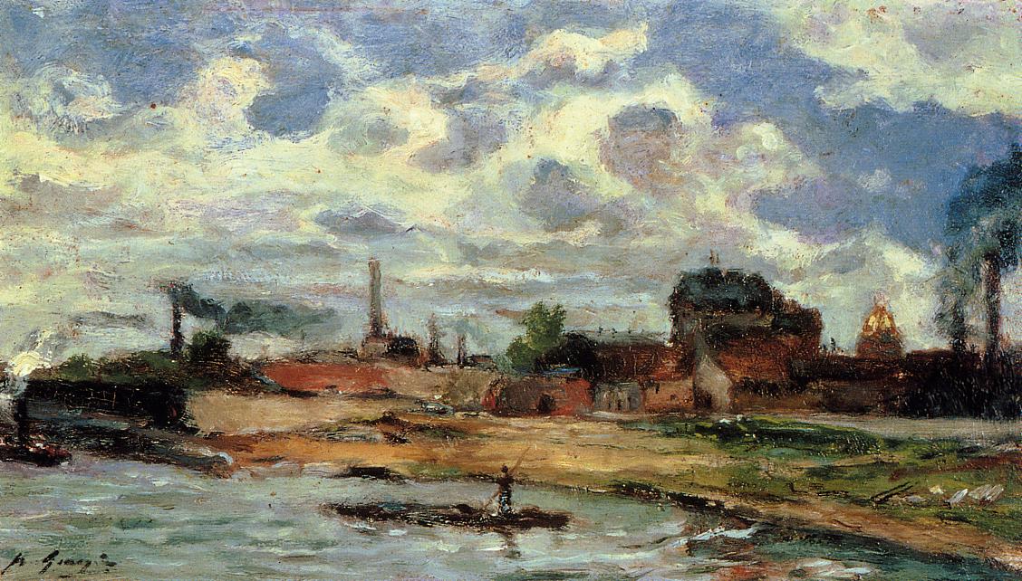 O Porto de Javel I - Paul Gauguin