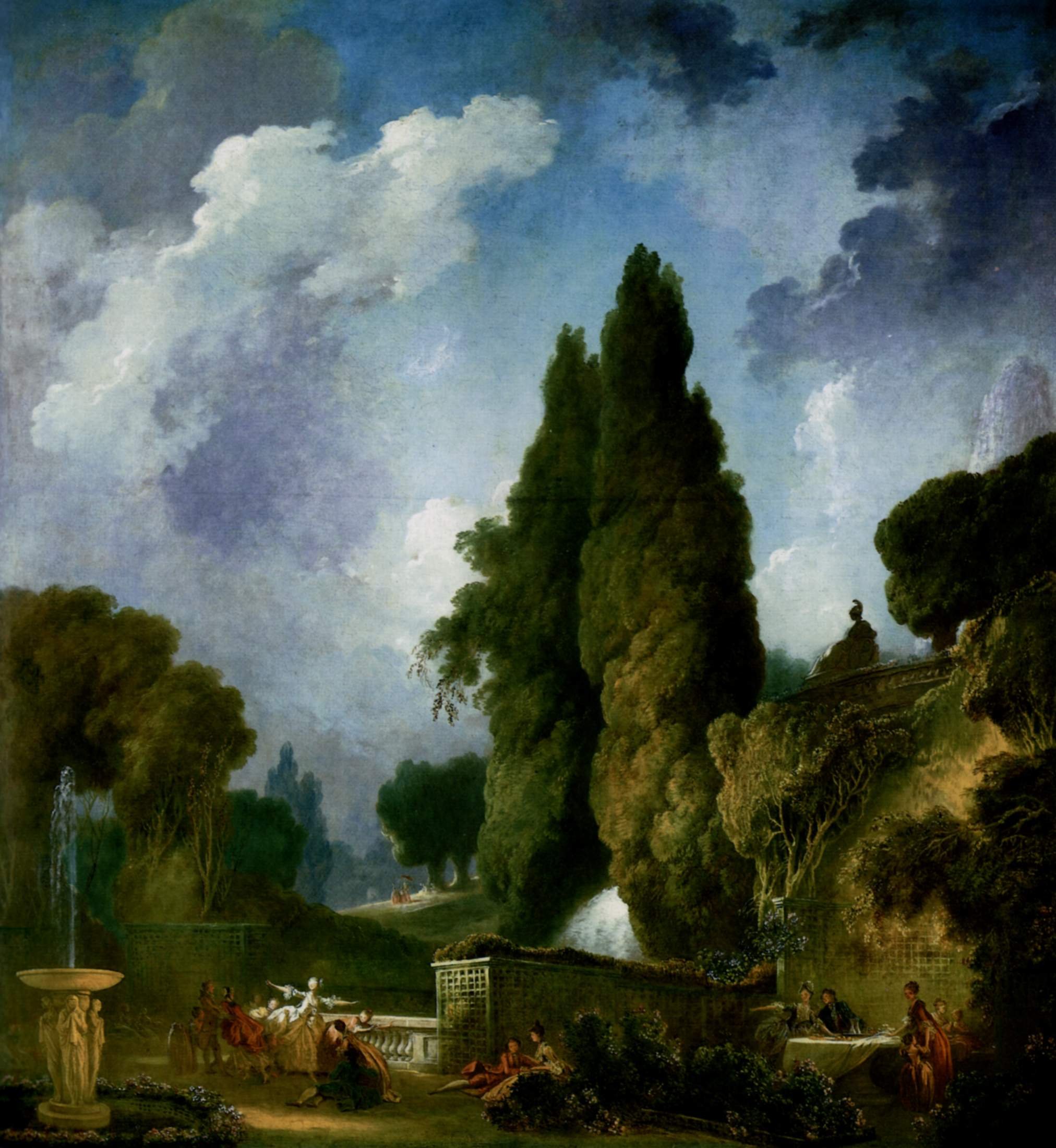 Colin-maillard - Jean-Honoré Fragonard