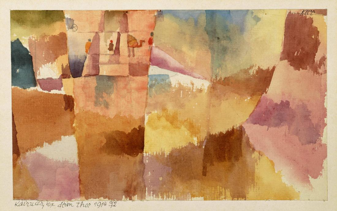 Kairouan, devant la porte - Paul Klee
