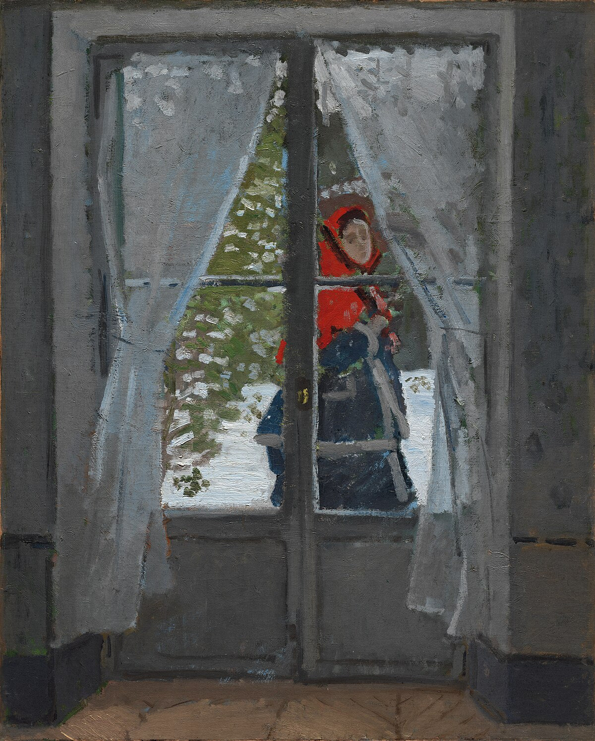 O Chapéu Vermelho - Claude Monet