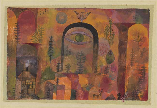 Com a águia - Paul Klee