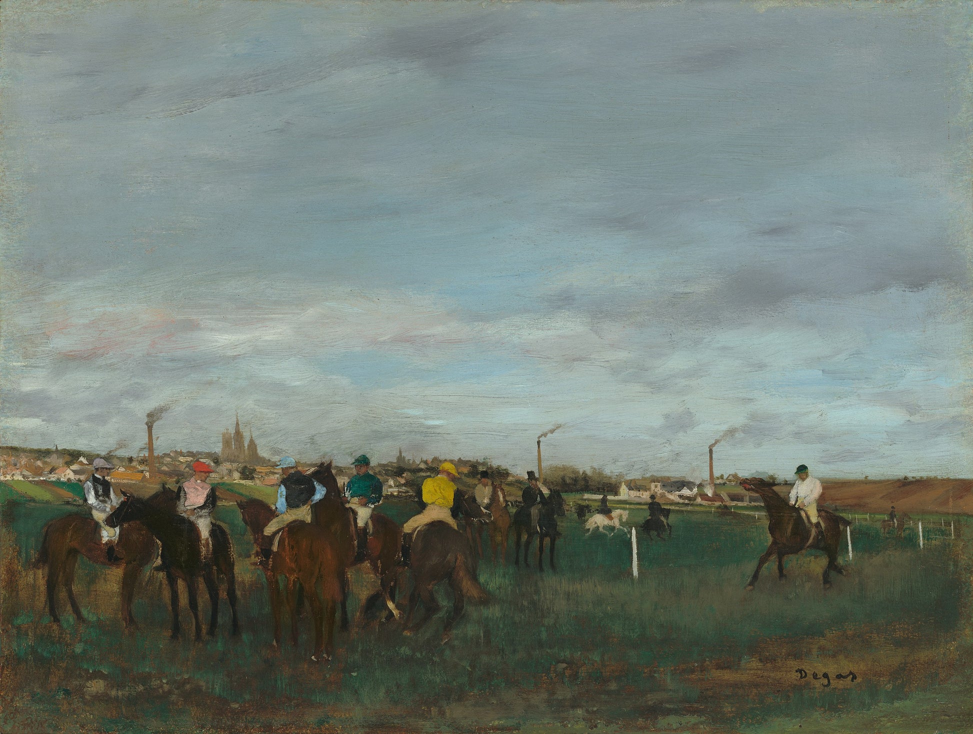 As corridas - Edgar Degas