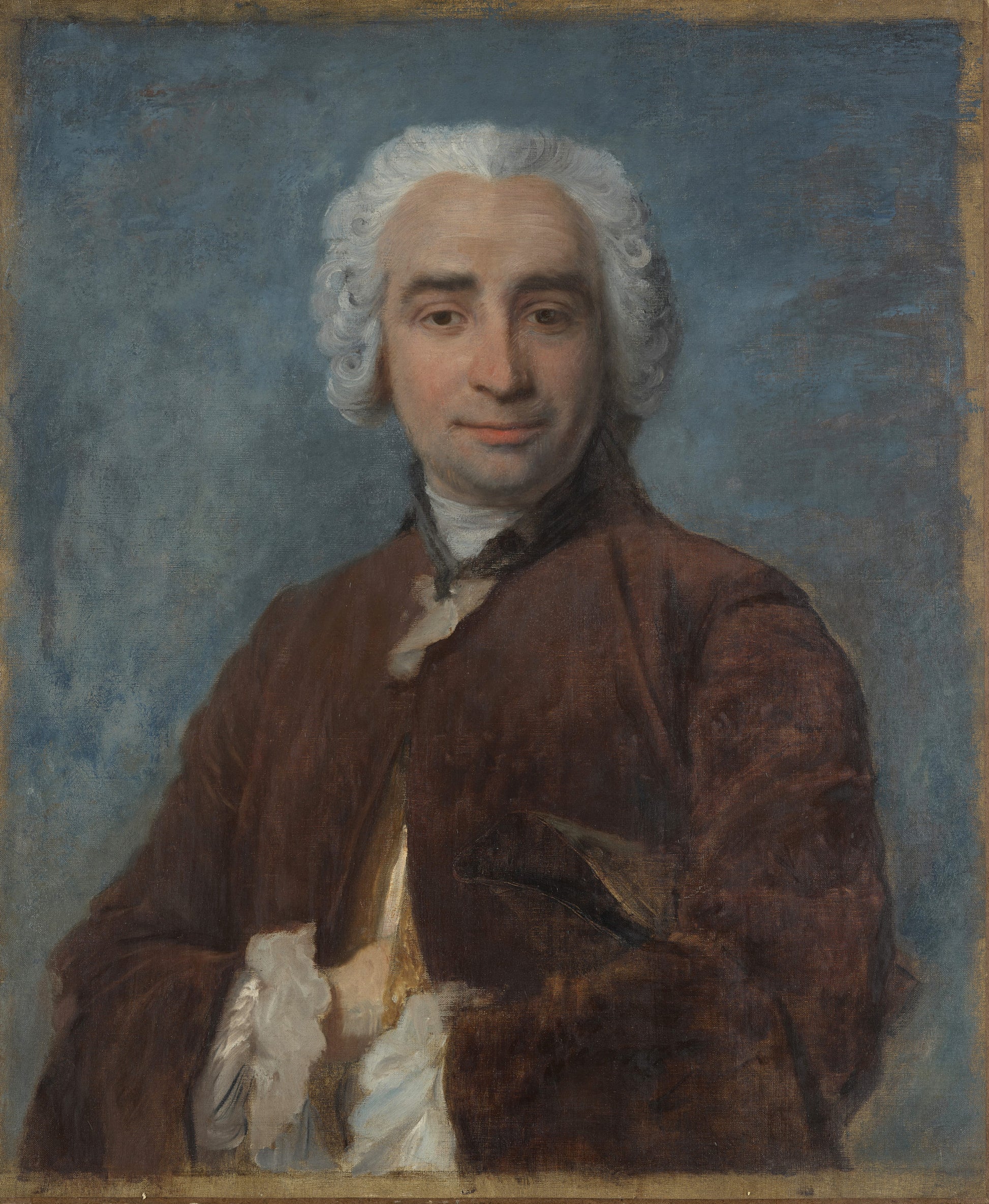 Retrato de homem, de acordo com Maurice Quentin de La Tour - Edgar Degas