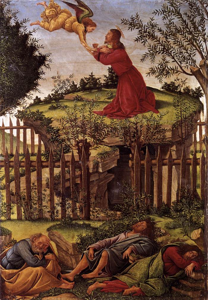 A Oração no Jardim das Oliveiras - Sandro Botticelli
