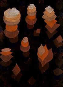 Crescimento das plantas noturnas - Paul Klee