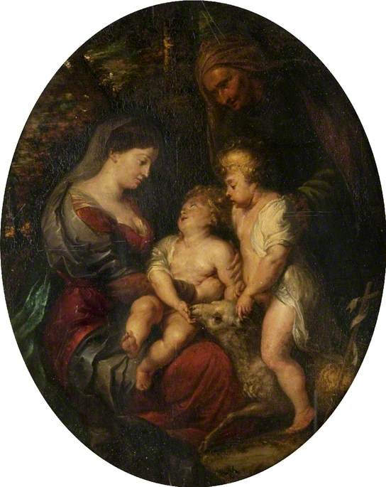 A Virgem com o Menino e os santos Isabel e João - Peter Paul Rubens