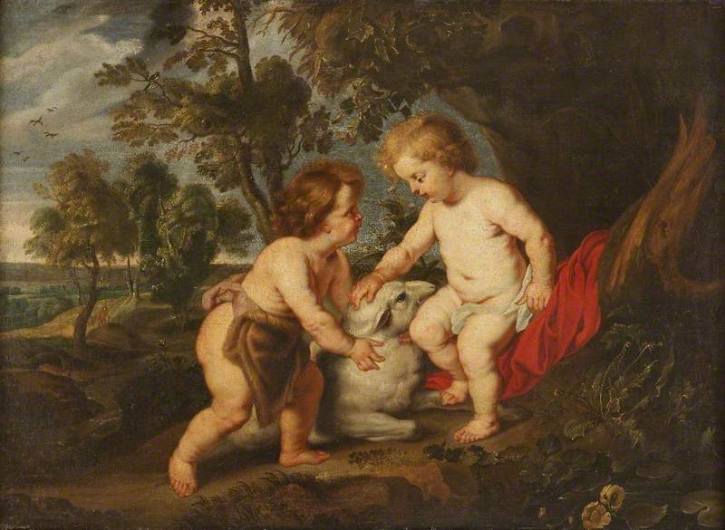 O Menino Jesus e São João - Peter Paul Rubens