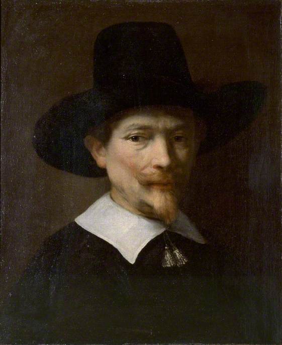 Reproduction du tableau « Portrait d'un homme - Rembrandt » par Alpha Reproduction en peinture à l’huile