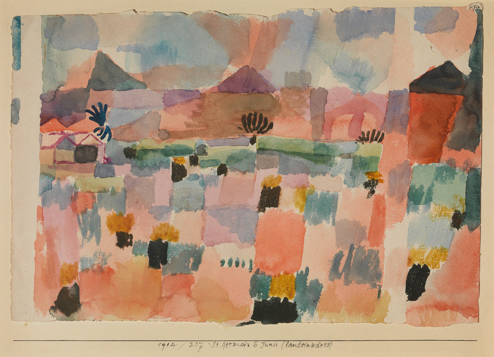 Saint-Germain perto de Túnis (no interior) - Paul Klee