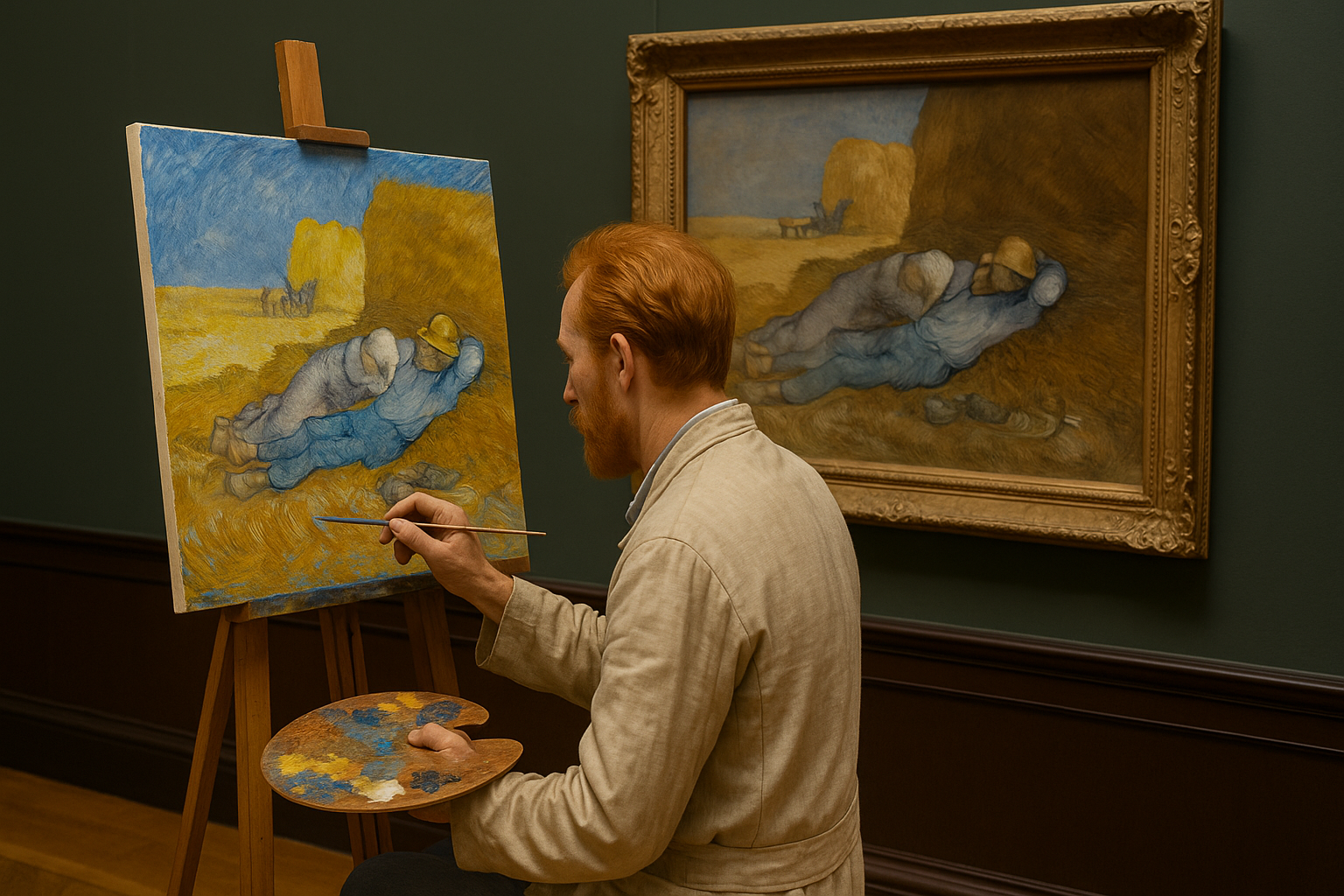 Van Gogh A Sesta: Quando o camponês calmo se torna uma obra de arte eterna