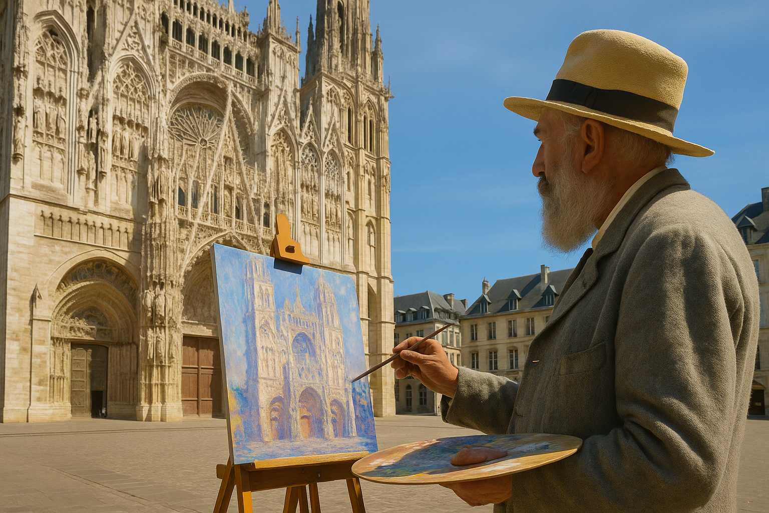 Claude Monet Catedral de Rouen: Quando a luz esculpe a pedra