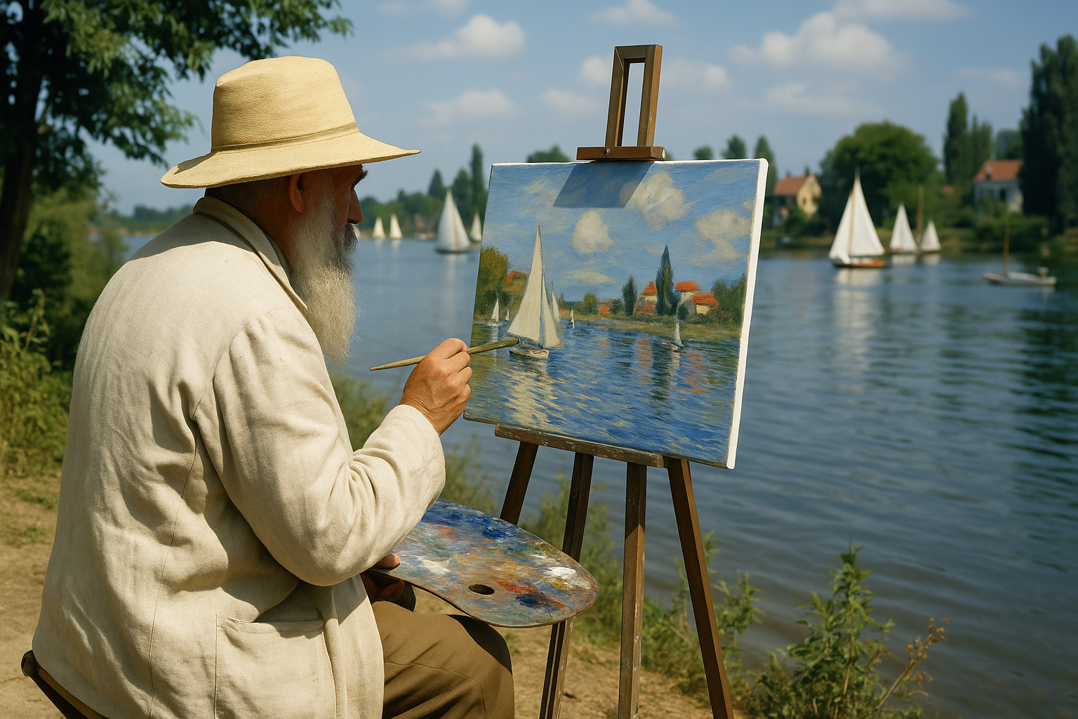 Claude Monet em Argenteuil: Análise das Obras-Chave (1871-1878)