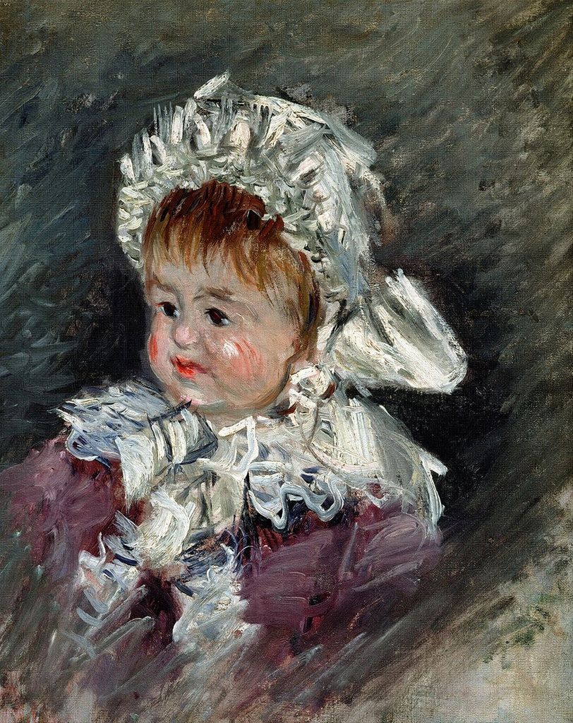 Portrait de Michel Monet bébé peint par Claude Monet vers 1878-1879