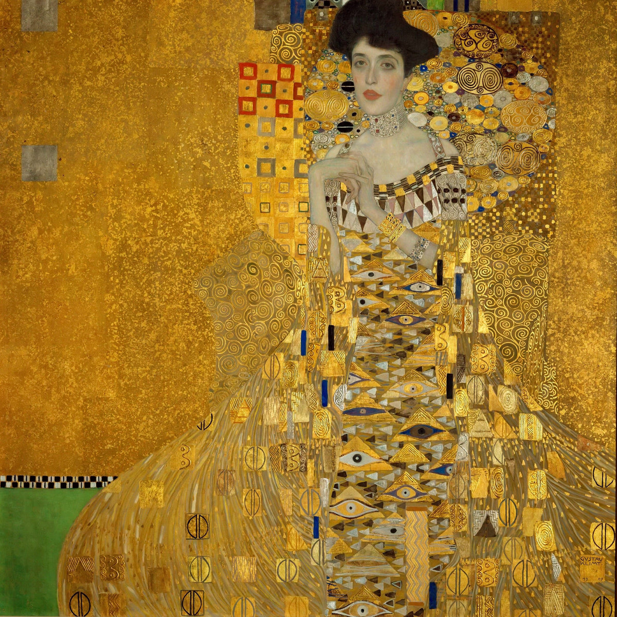 Portrait d’Adèle Bloch-Bauer I original de Gustav Klimt, dit la Dame en or