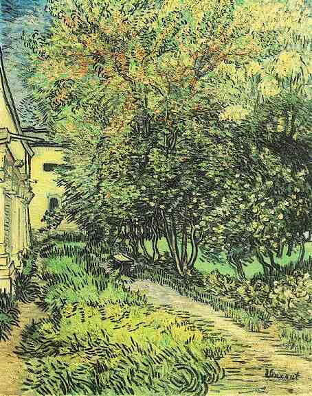 Vincent van Gogh, Le Jardin de l’asile à Saint-Rémy, 1889
