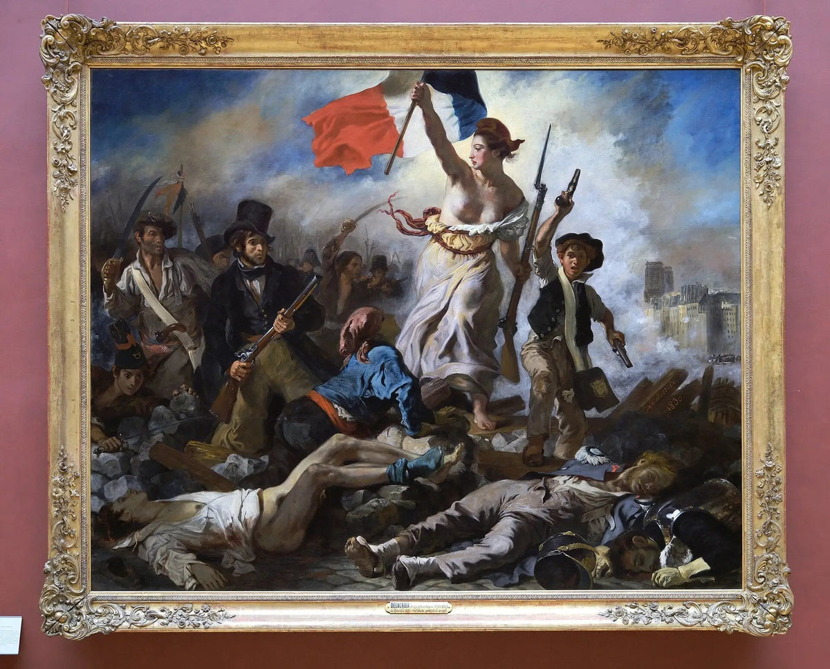 La Liberté guidant le peuple d’Eugène Delacroix, repère du romantisme