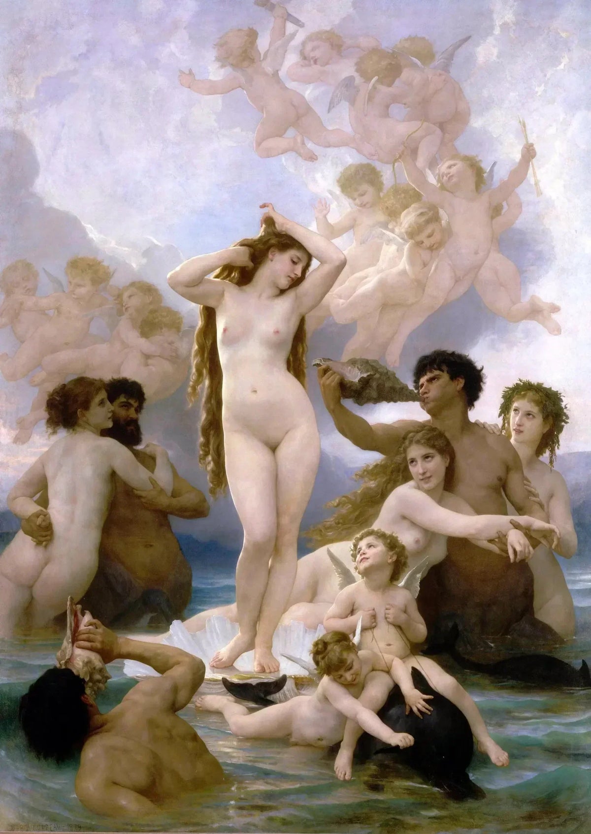 La Naissance de Vénus - William-Adolphe Bouguereau