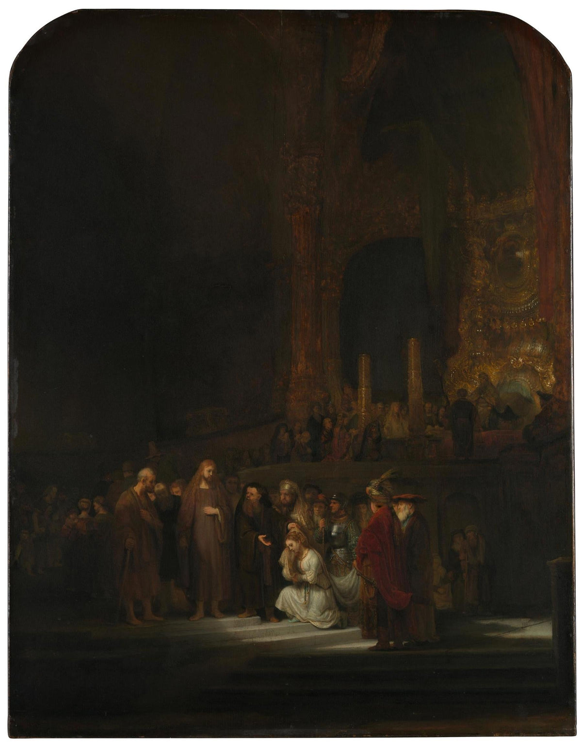 Rembrandt, Le Christ et la femme adultère, 1644, National Gallery de Londres