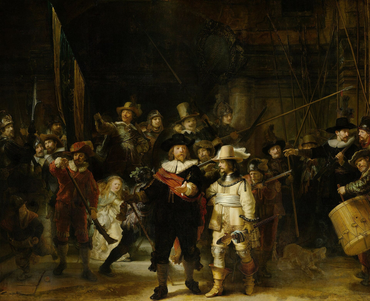 La Ronde de nuit de Rembrandt, 1642, Rijksmuseum