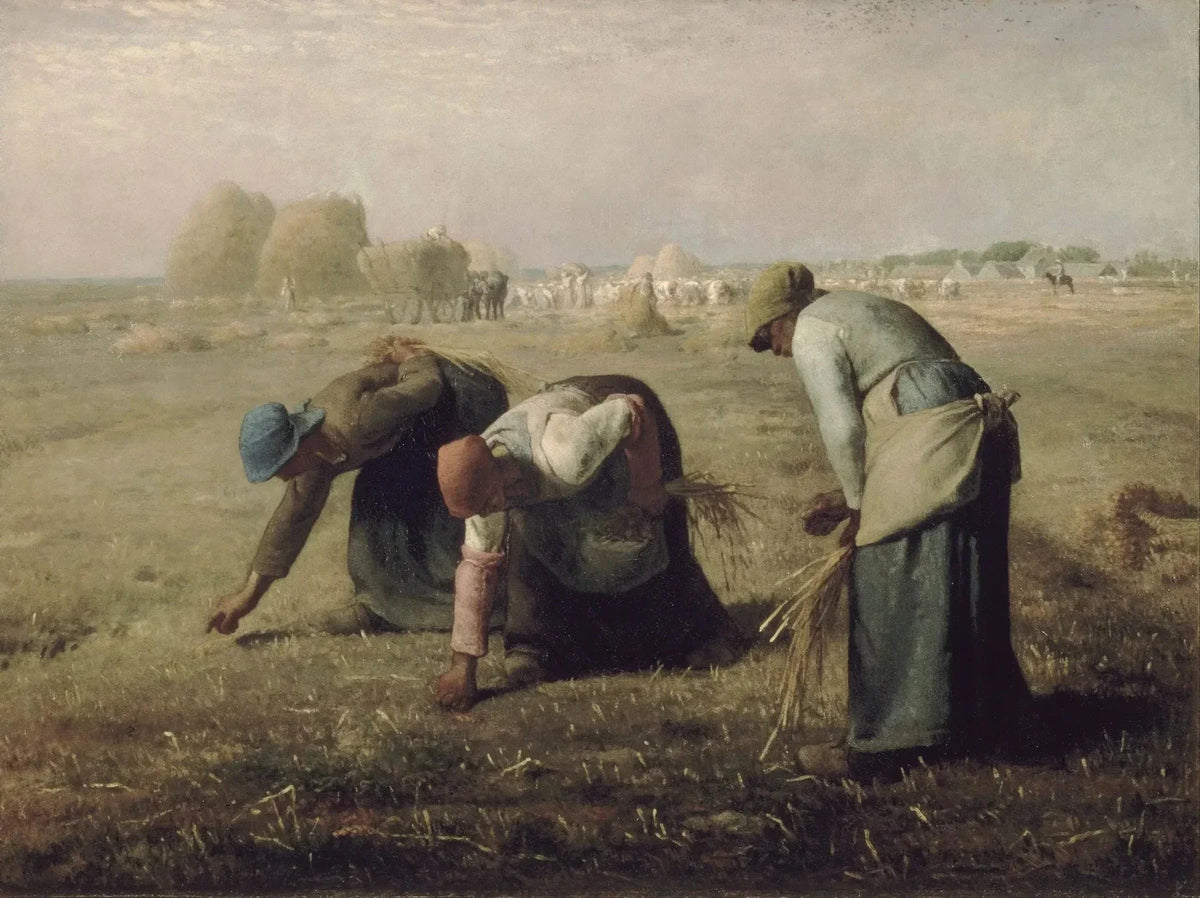 Des glaneuses de Jean-François Millet, ouverture des 100 scènes paysannes et rurales