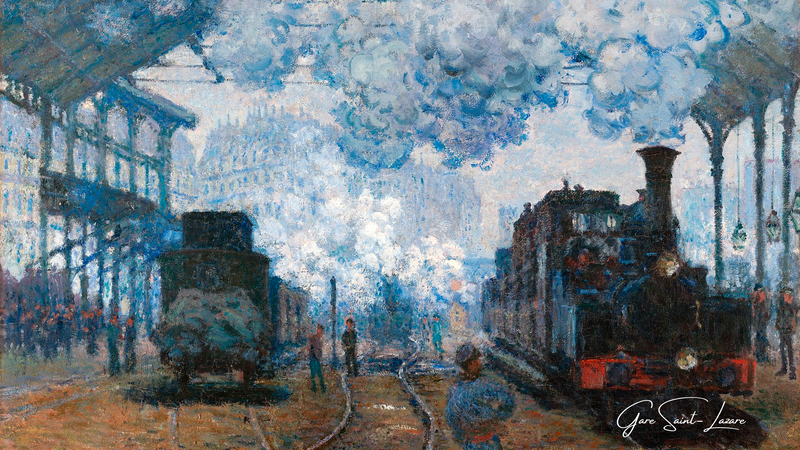 A estação Saint-Lazare Monet