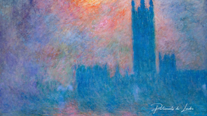 15 Quadros Famosos do Parlamento de Londres – Claude Monet