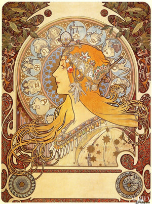 150 Quadros Famosos de Alphonse Mucha
