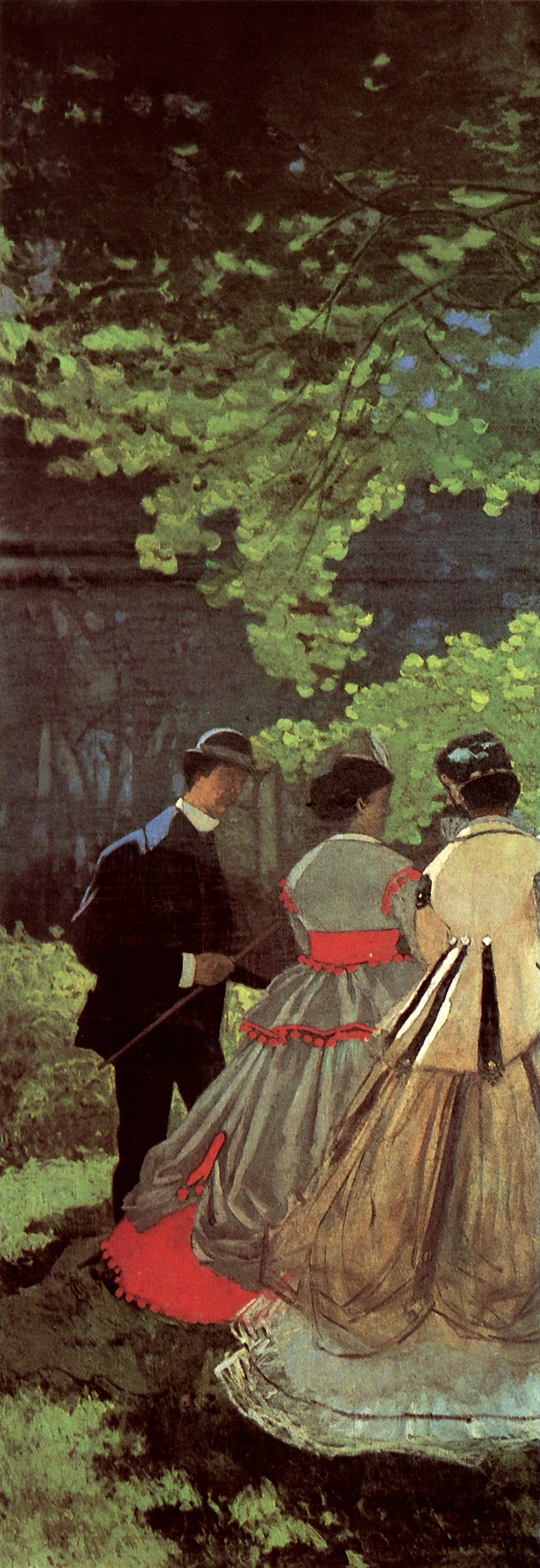 Almoço na Grama - fragmento esquerdo - Claude Monet
