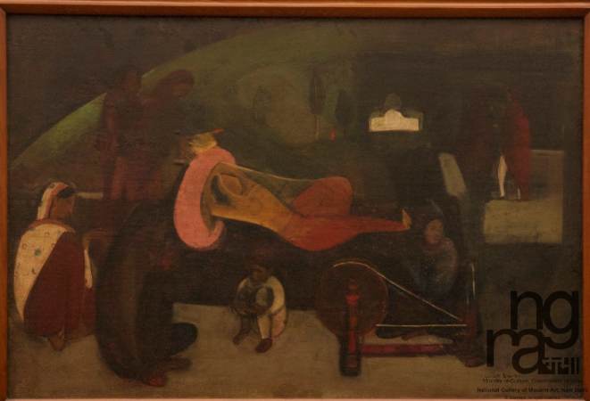 Siesta, Amrita Sher-Gil, 1937, huile sur toile