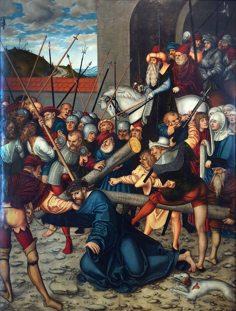 O Cristo carregando a cruz - Lucas Cranach, o Velho