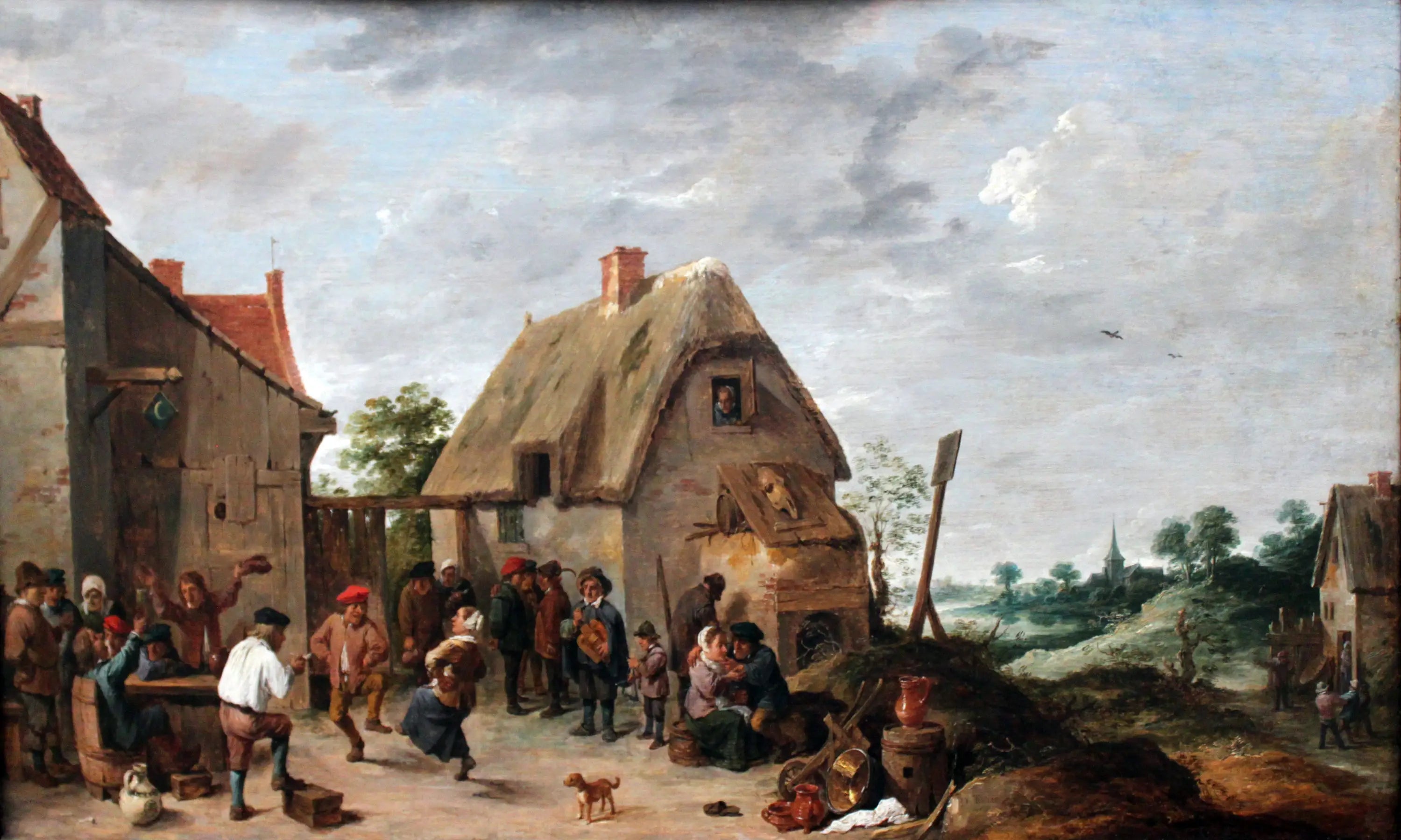 Danse à la foire du village - David Teniers le Jeune - Alpha Reproduction