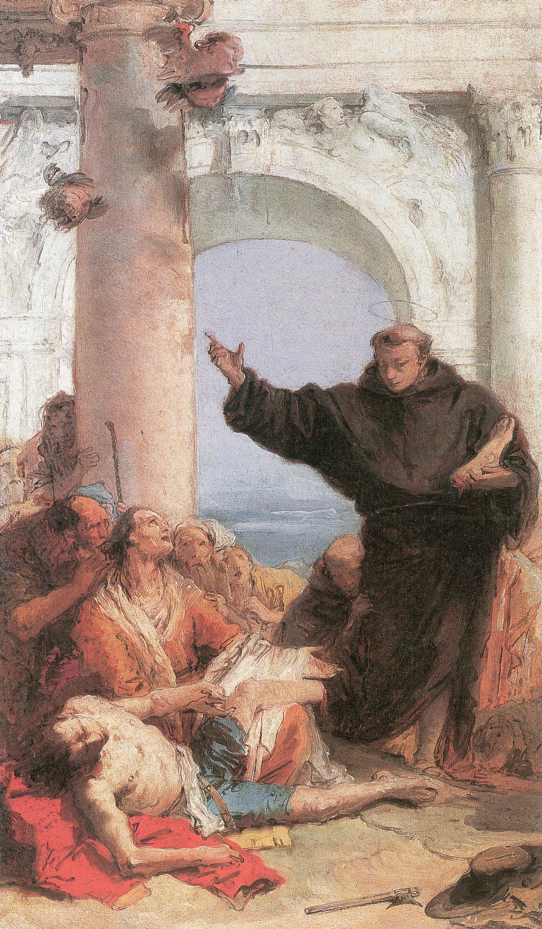 La Wunderheilung des zornigen Sohnes - Giovanni Battista Tiepolo