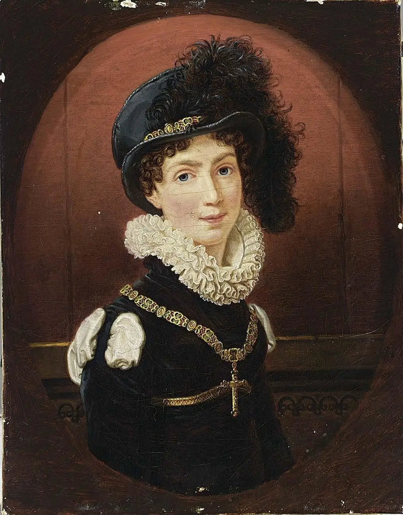Amélie de Leuchtenberg, futura imperatriz do Brasil (1812-1873) - Joseph Karl Stieler