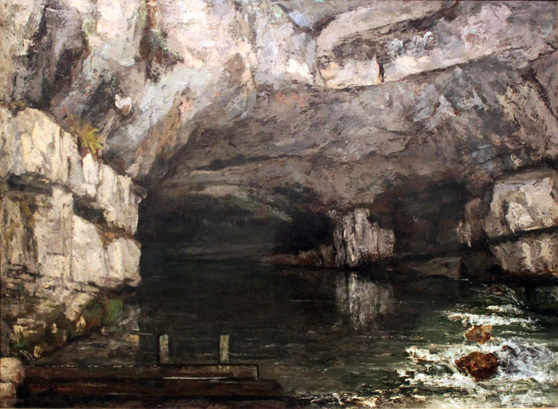 A fonte de Loue - Gustave Courbet