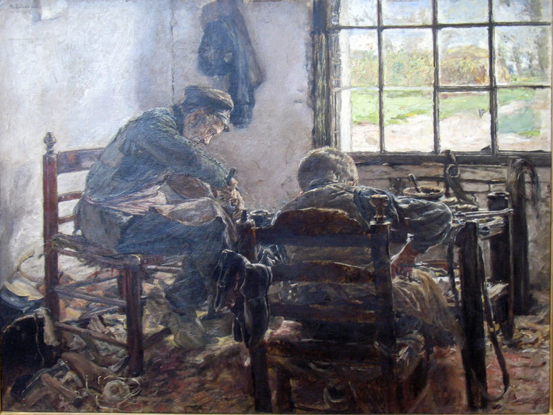 Ateliê de sapateiro - Max Liebermann