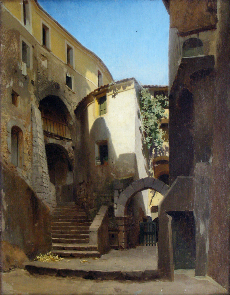 Rue en Italie - Fyodor Bronnikov