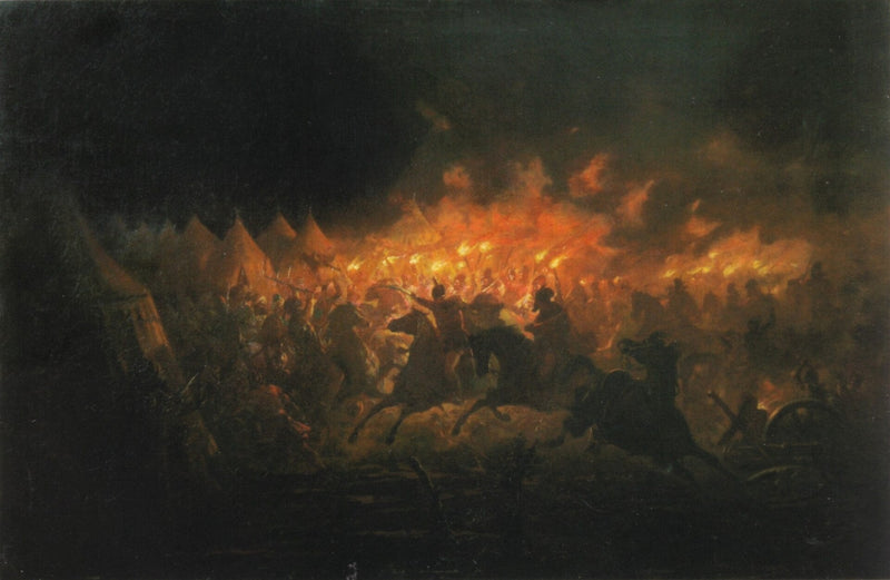 L’Attaque nocturne - Theodor Aman