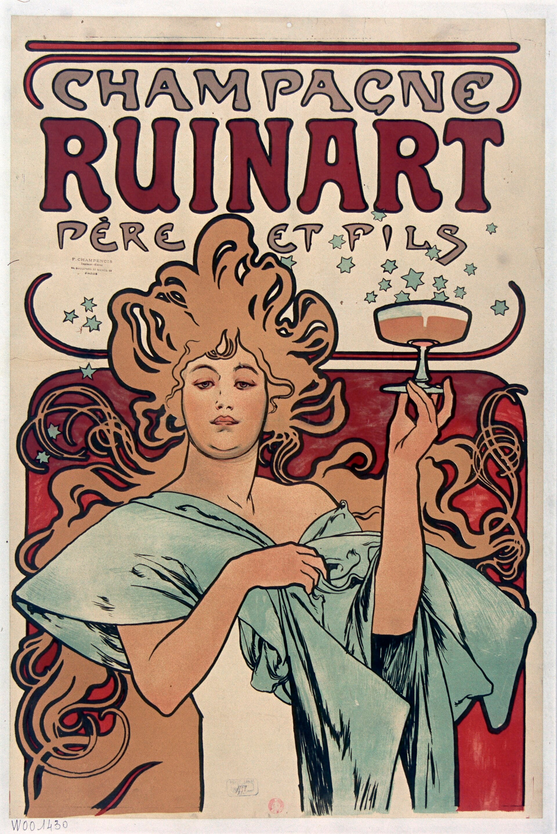 Champagne Ruinart — Alphonse Mucha
