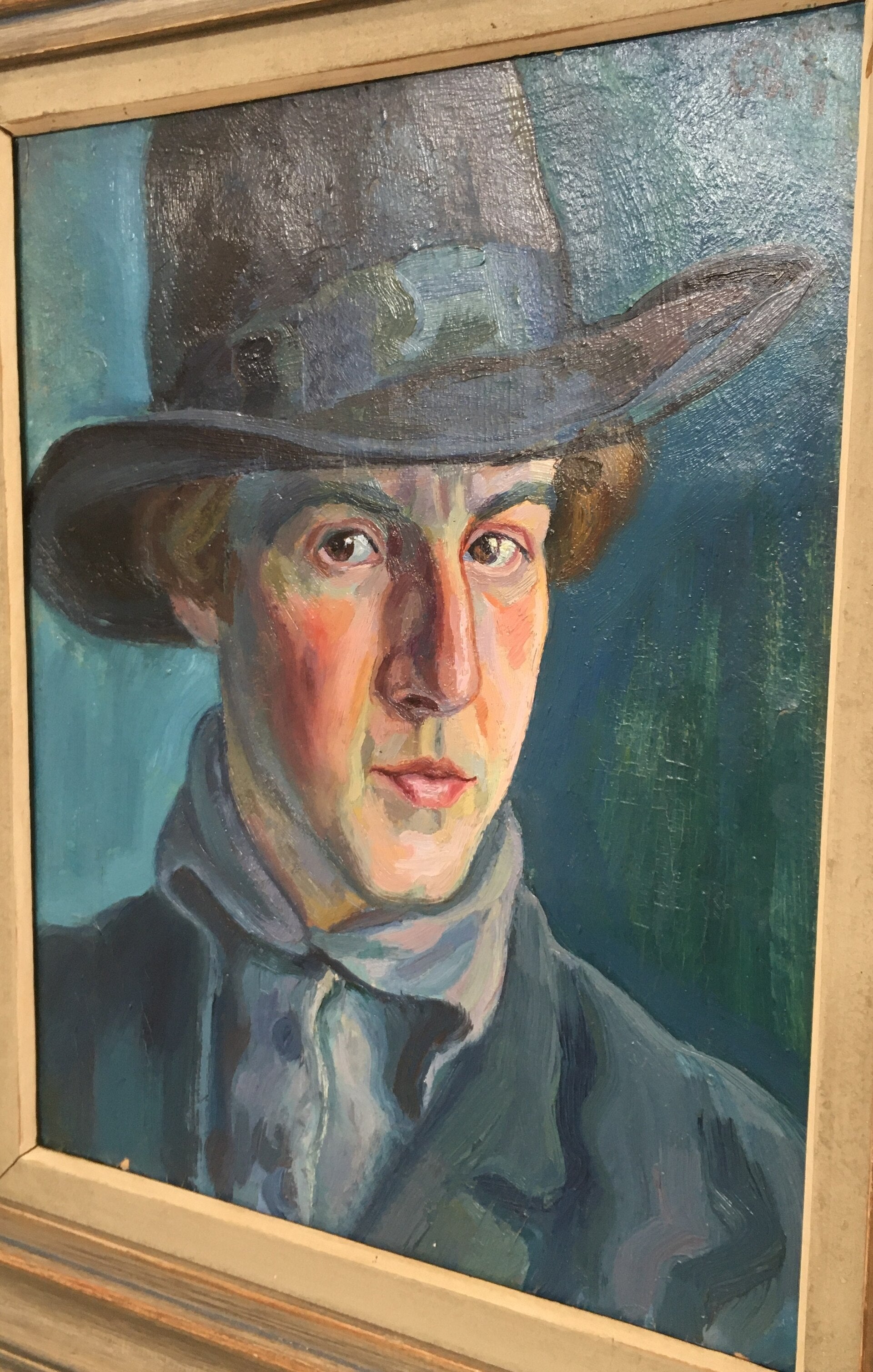 Autoportrait, Roman Petrović, 1909–1923, huile sur toile