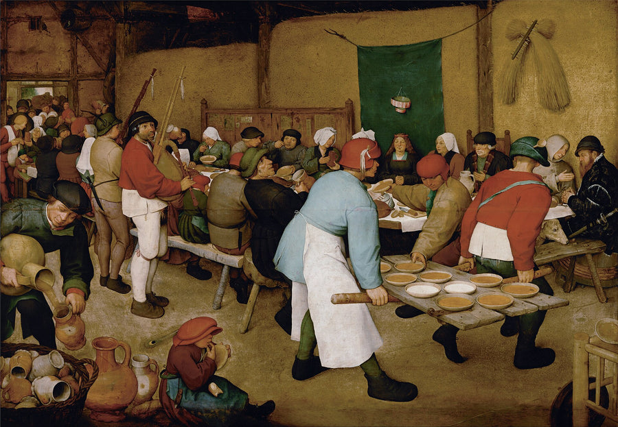 Le Repas de noce paysanne - Pieter Bruegel l’Ancien