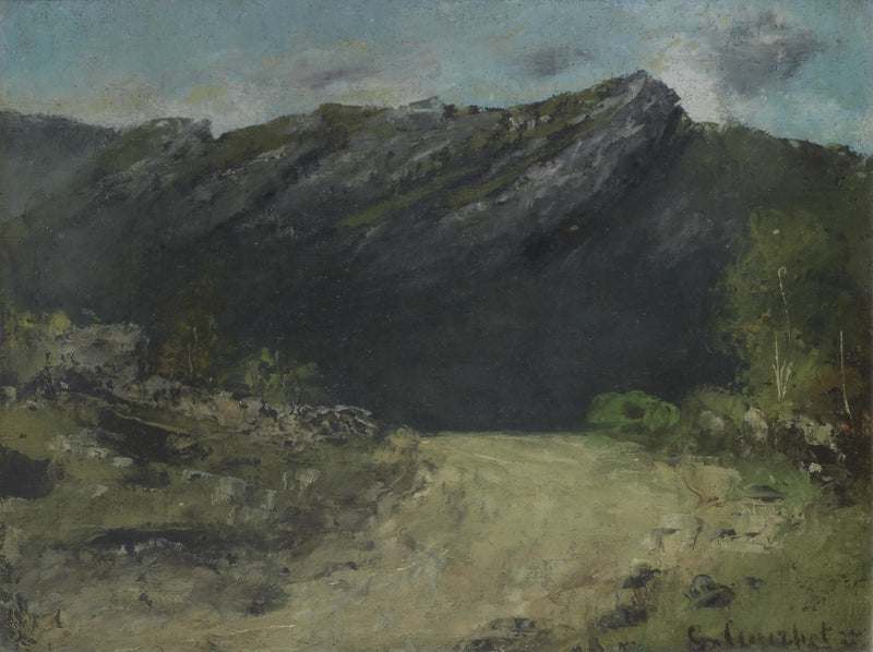 Paisagem do Jura - Gustave Courbet