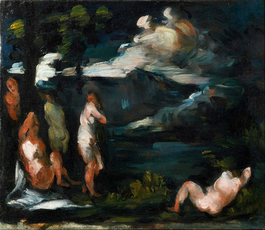 Banhistas - Paul Cézanne