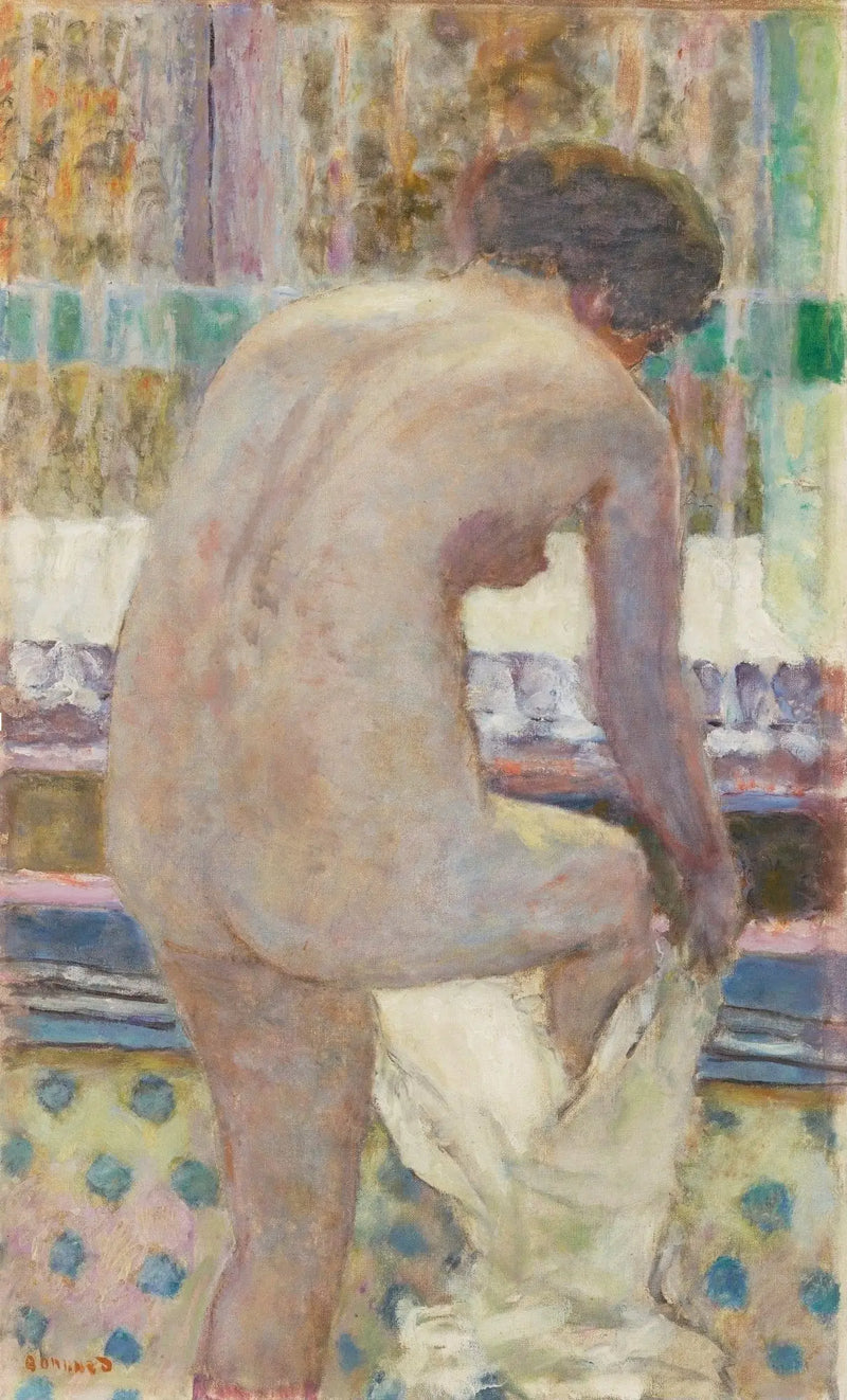 Nu se vestindo - Pierre Bonnard