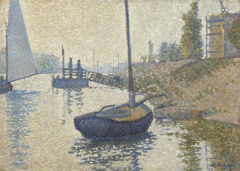O Pontão da Felicidade em Asnières - Paul Signac