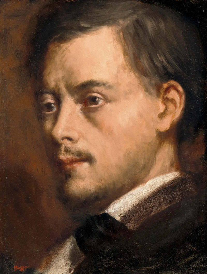 Cabeça de homem - Edgar Degas