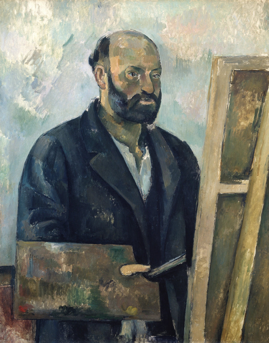 Autorretrato com a paleta - Paul Cézanne