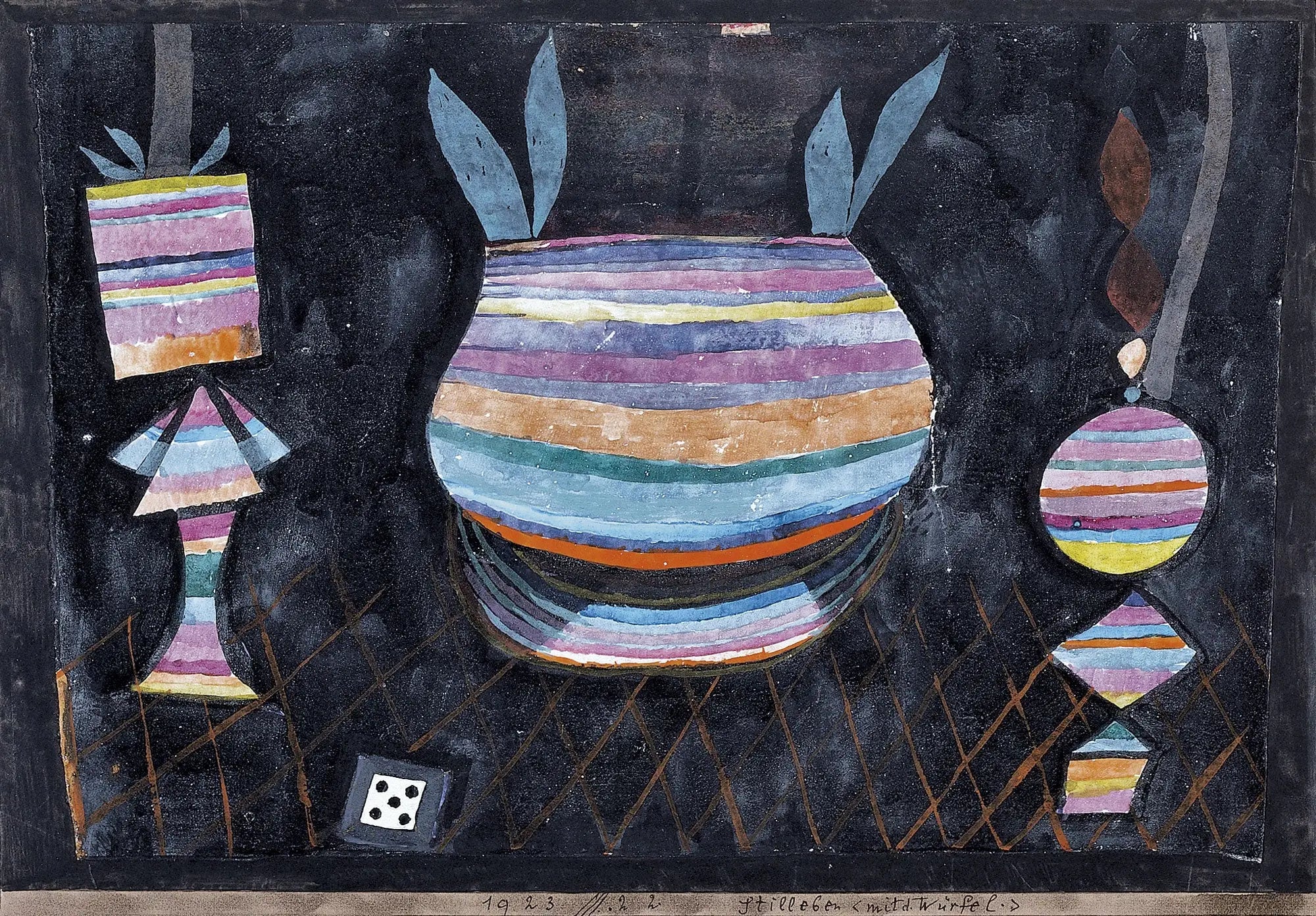 Nature morte aux dés - Paul Klee - Alpha Reproduction